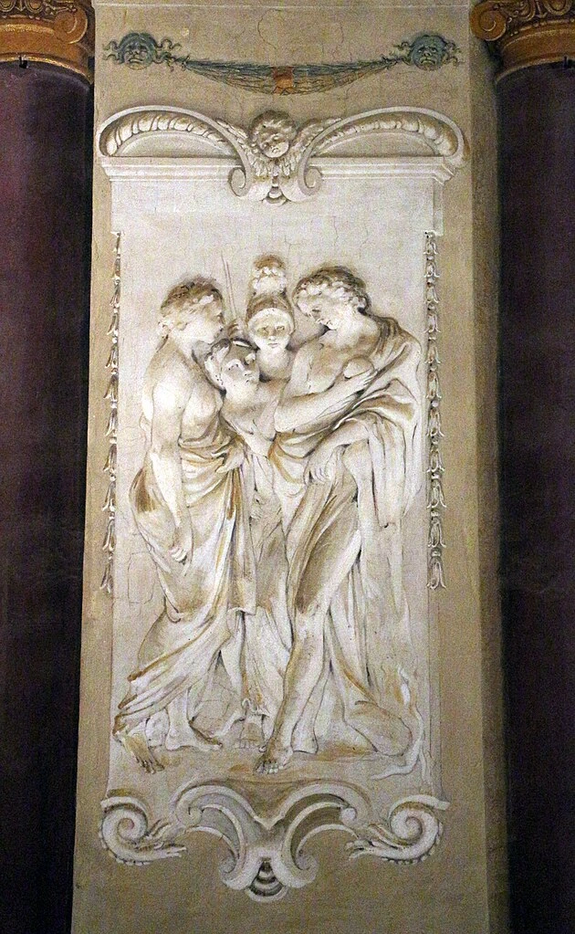 Giovanni Mannozzi - 128, Finto rilievo con il giudizio di paride, Palazzo Pitti , Firenze
